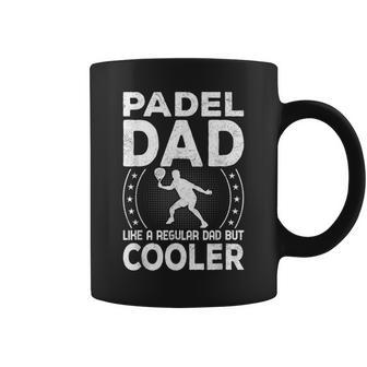 Padel Dad Hombre Daddy Papa Día Del Padre Padel Taza de café - Regaloses