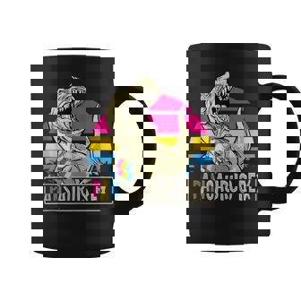 Pansaurus T Rex Dinosaur LGBTQIA Ally Bisexual Pride Month Tank Top Coffee Mug | Mazezy