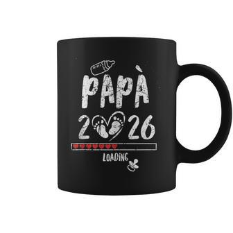 Papá 2026 Loading Anuncio Embarazo Hombre Futuro Papá In Mangas Taza de café - Regaloses