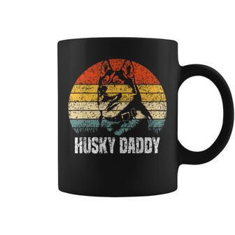 Papá Husky Amante Huskies Perro Propietario Husky Taza de café - Regaloses