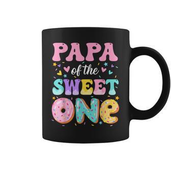 Papa Of The Sweet One 1St Birthday Donut Bday Party Coffee Mug - Thegiftio