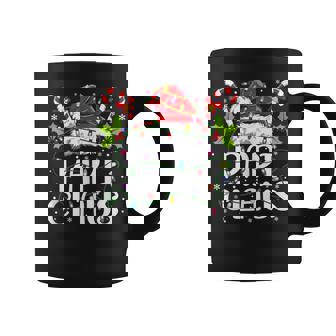 Papi Claus Christmas Lights Pajama Family Matching Tank Top Coffee Mug | Mazezy