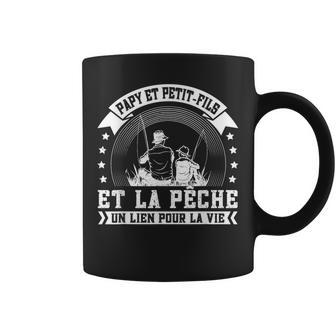 Papy Et Petit Fils Et La Pêche Humour Cadeau Pêcheur Père Tasse - Cadeauxyz