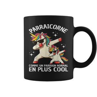 Parraicorne Humour Parrain Cadeau Licorne Dab Tasse - Cadeauxyz