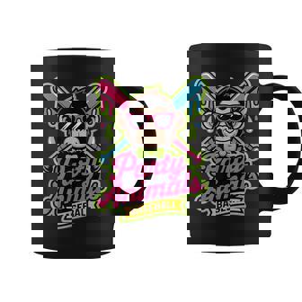 Party Animals Baseball Monkey Vibrant Slime Coffee Mug | Mazezy