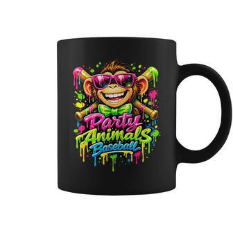 Party Animals Baseball Monkey Sunglasses Graffiti Streetwear Coffee Mug - Thegiftio UK