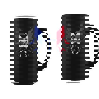 Patriote Français France Drapeau Français Avec Croixintage Tasse - Cadeauxyz