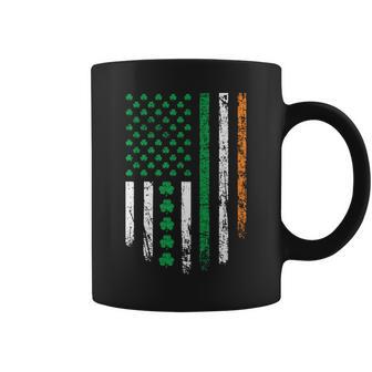 Patriotic Irish American Flag Ireland St Patrick's Day Coffee Mug - Thegiftio