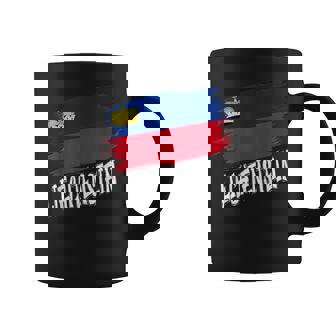 Patriotic Retro Liechtenstein Flag Liechtenstein Coffee Mug | Mazezy