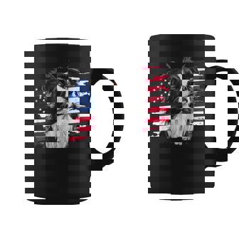 Patriotic Usa Flag July 4Th Independence Border Collie Lover Coffee Mug - Thegiftio