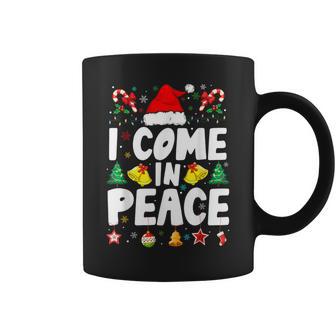 I Come In Peace I'm Peace Couple Matching Christmas Coffee Mug - Thegiftio