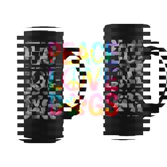 Peace Love Dogs Retro Hippie Dog Lover Coffee Mug | Seseable FR
