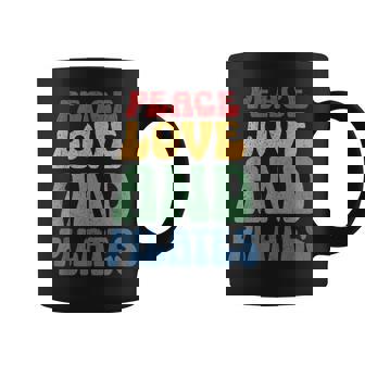 Peace Love And Pilates Meditation Instructor Pilates Coffee Mug | Mazezy