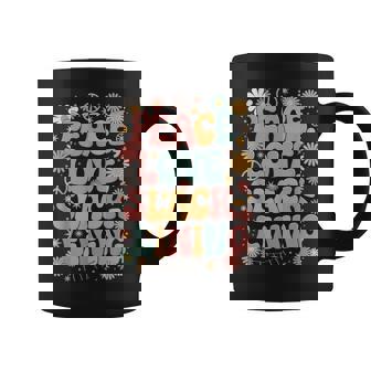 Peace Love Slacklining 60s 70s Hippie Retro Slackliner Coffee Mug | Mazezy