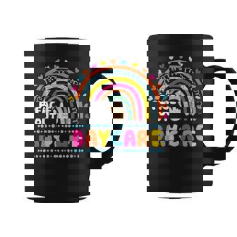 Peace Out Preschool Teacher Last Day Of School Cute Rainbow Coffee Mug | Mazezy