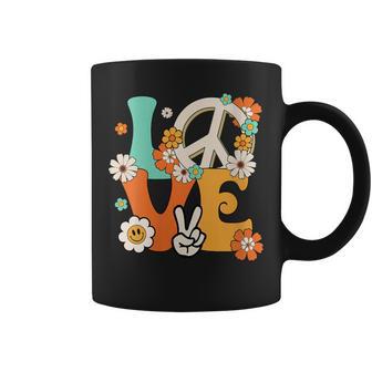 Peaceign Love Chemisetyle Hippie Années 60 Et 70 Tasse - Cadeauxyz
