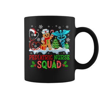 Pediatric Nurse Squad Christmas Nurse Tools Job Gingerbread Coffee Mug - Thegiftio