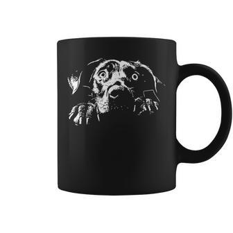 Peeking Catahoula Dog Graphic Coffee Mug - Thegiftio UK
