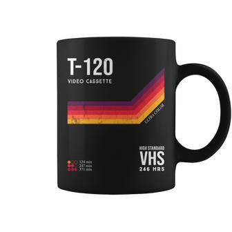 Película Retro De Cintahs De Los 80 Manga Larga Taza de café - Regaloses