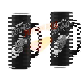 Pepperoni Rolls West Virginia Food Lover Coffee Mug | Mazezy