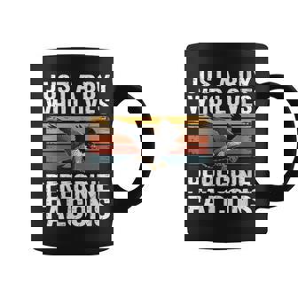 Peregrine Falcon Lover Birdwatching Wildlife Artwork Coffee Mug | Mazezy