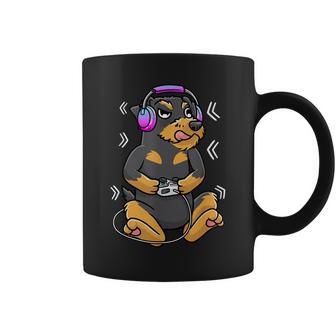 Perro Terrier Alemán Juego Gamer Jagdterrier Gaming Taza de café - Regaloses