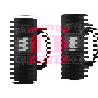 Peru Flag Day Perú Battery Peruvian Power Coffee Mug | Mazezy