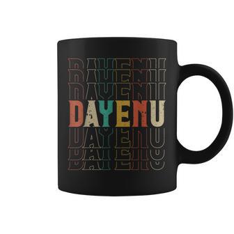Pesach Passover Dayenu Enough Prayer Seder Jewish Holiday Coffee Mug - Monsterry