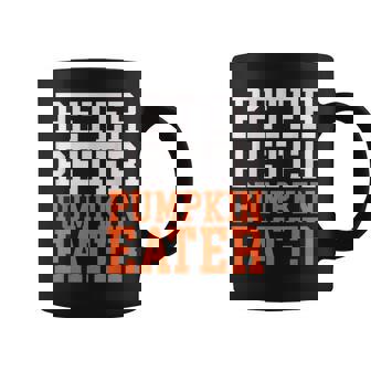 Peter Peter Pumpkin Eater Matching Halloween Costume Coffee Mug - Seseable