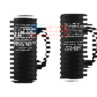 Peterson Space Force Base Distressed Coffee Mug | Mazezy