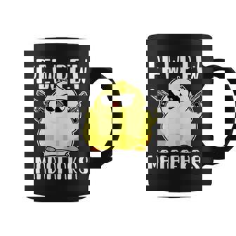 Pew Pew Madafakas Crazy Chicken Gun Regalos Divertidos Manga Larga Taza de café - Regaloses