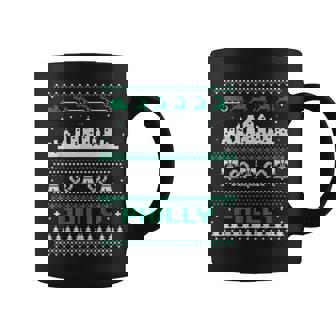 Philadelphia Pa Ugly Christmas Sweater Philly City Skyline Coffee Mug | Mazezy