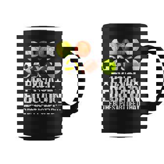 Physical Education PE Teacher Strong School PE Teacher Coffee Mug | Mazezy