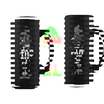 Piano Elf Family Matching Group Christmas Music Lover Xmas Coffee Mug | Mazezy