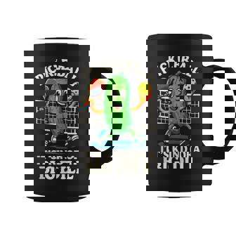 Pickleball Big Dill Sport Player Tank Top Coffee Mug | Mazezy