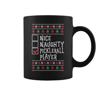 Pickleball Player Xmas Paddle Sports Christmas Pickleball Coffee Mug - Seseable