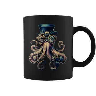 Pieuvreteampunk Engrenages Lunettes Et Tentacules Tasse - Cadeauxyz