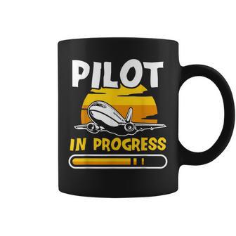 Pilote En Cours Bâche Aviateur Aviation Avion Tasse - Cadeauxyz