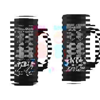 Pink Or Blue Papi Loves You Baby Gender Reveal Party Coffee Mug | Mazezy