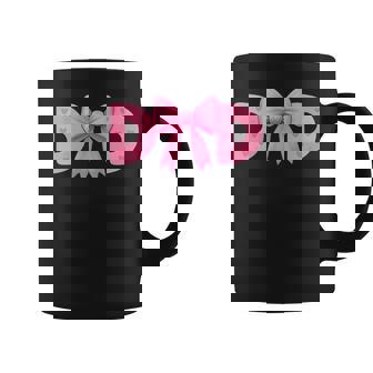 Pink Bow Dad Pocket Proud Dad Daughter Matching Fathers Day Coffee Mug | Seseable UK