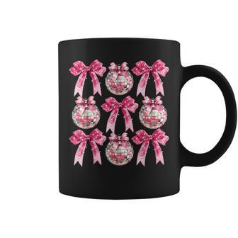 Pink Disco Ball Coquette Happy New Years 2026 Coffee Mug - Thegiftio UK