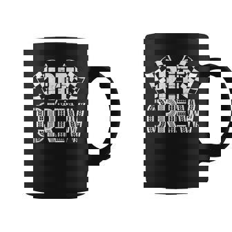 Pit Crew Family Racing Birthday Race Car Tank Top Coffee Mug | Mazezy