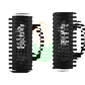 Pitbull Buffalo Green Plaid Pocket Christmas Men Women Kids Coffee Mug | Mazezy