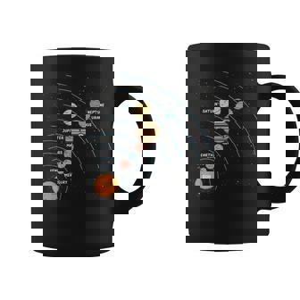 Planetas Orbitistemaolar Galaxy Ciencia Es Niños Hombres Manga Larga Taza de café - Regaloses