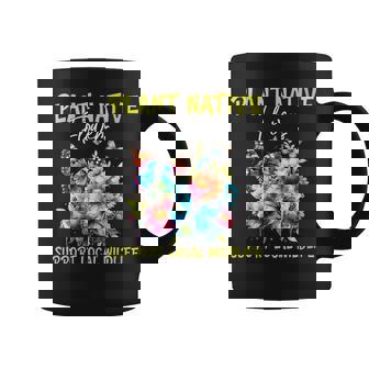 Plant Native Flowers Support Local Wildlife Gardening Coffee Mug | Mazezy