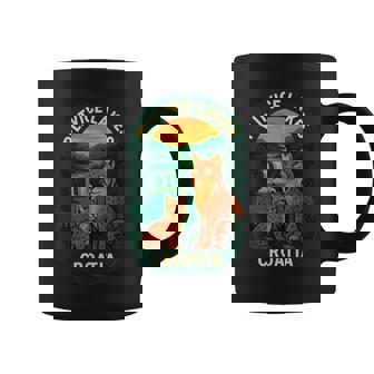 Plitvice Lakes Croatia Nature Lynx Badge Art Coffee Mug | Mazezy