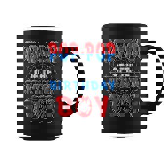 Pop-Pop Of The Birthday Boy Spider Web Birthday Party Coffee Mug - Thegiftio
