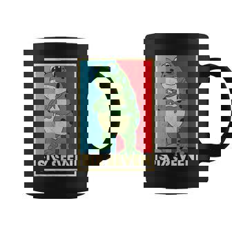 Portland Frog Protest Retro Vintage 67 Six Seven Meme Coffee Mug | Seseable FR