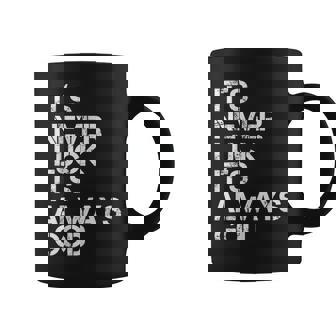 Positive Motivational Religion Love Saying s It's Never Luck It's Always God Inspirational & Religious Quote -Adults Small Black Short Sleeve Coffee Mug | Mazezy