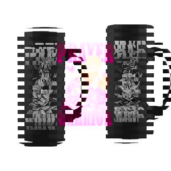 Prayer Warrior God Jesus Christian Pink Camo Girl Tank Top Coffee Mug | Mazezy